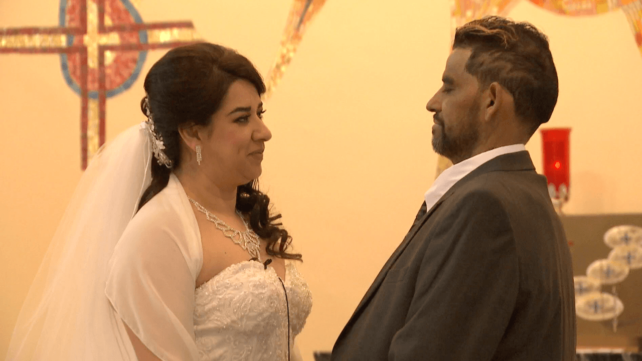 Belinda y Raúl sellaron su amor ante Dios el 6 de abril, luego de 13 años de vida juntos. Raúl murió el martes 9 de abril. QEPD