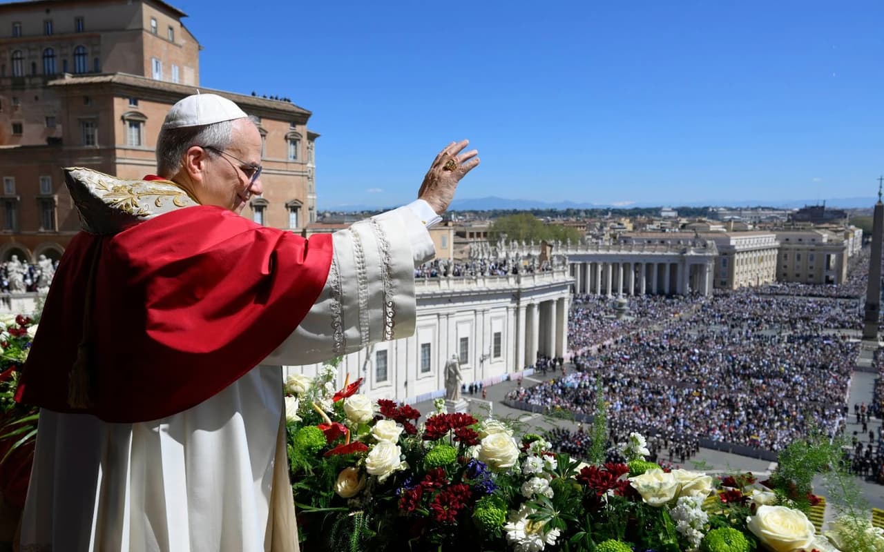 Papa León XIV llama a la paz global en su primera misa de Pascua ante conflictos en Medio Oriente