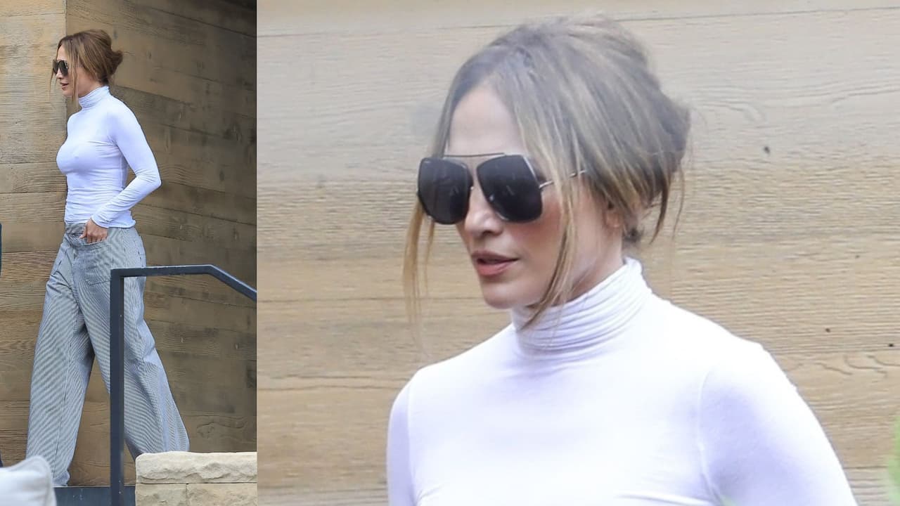 Jennifer López durante su salida este sábado 2 de noviembre.