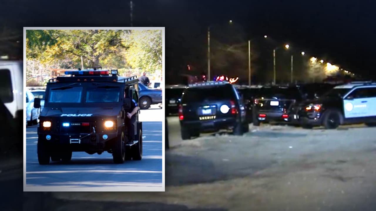 Hombre se atrinchera con su hijo pequeño en casa móvil de Lancaster