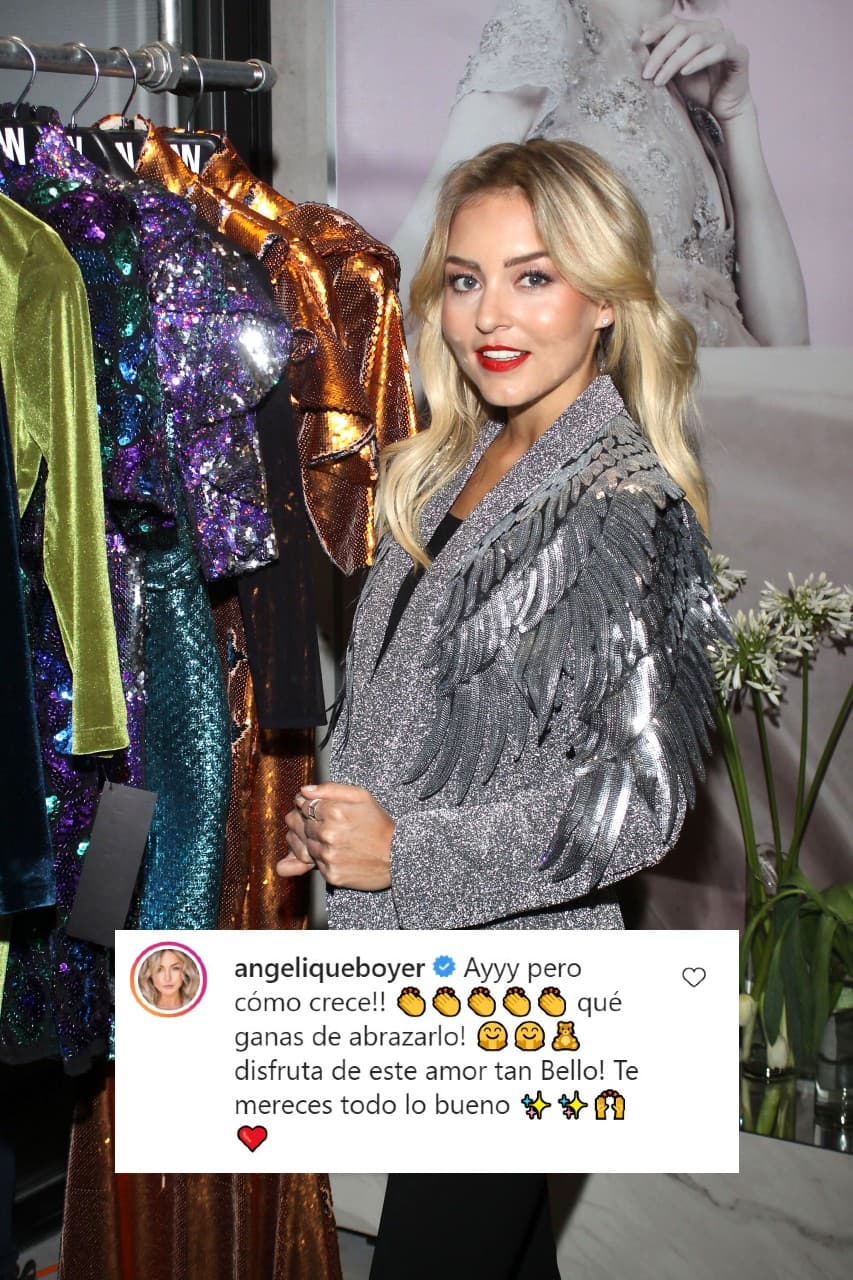 Varios amigos y compañeros del medio le mandaron sus felicitaciones al pequeño Liam, entre ellas 
<b>Angelique Boyer</b>, una de las personas más allegadas a su círculo cercano. La novia de Sebastián Rulli confesó sus ganas de abrazarlo.
<br>