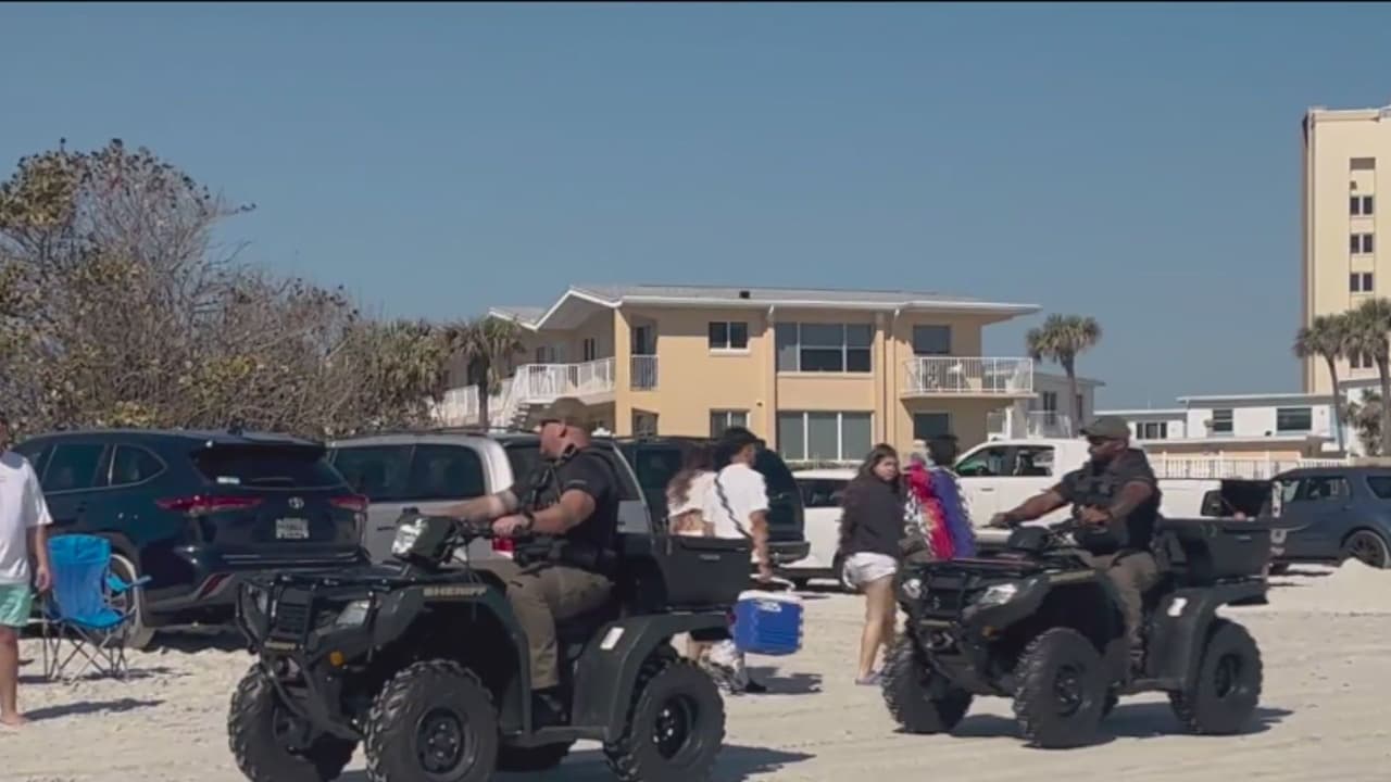 Fuga escolar obliga despliegue policial en las playas de New Smyrna