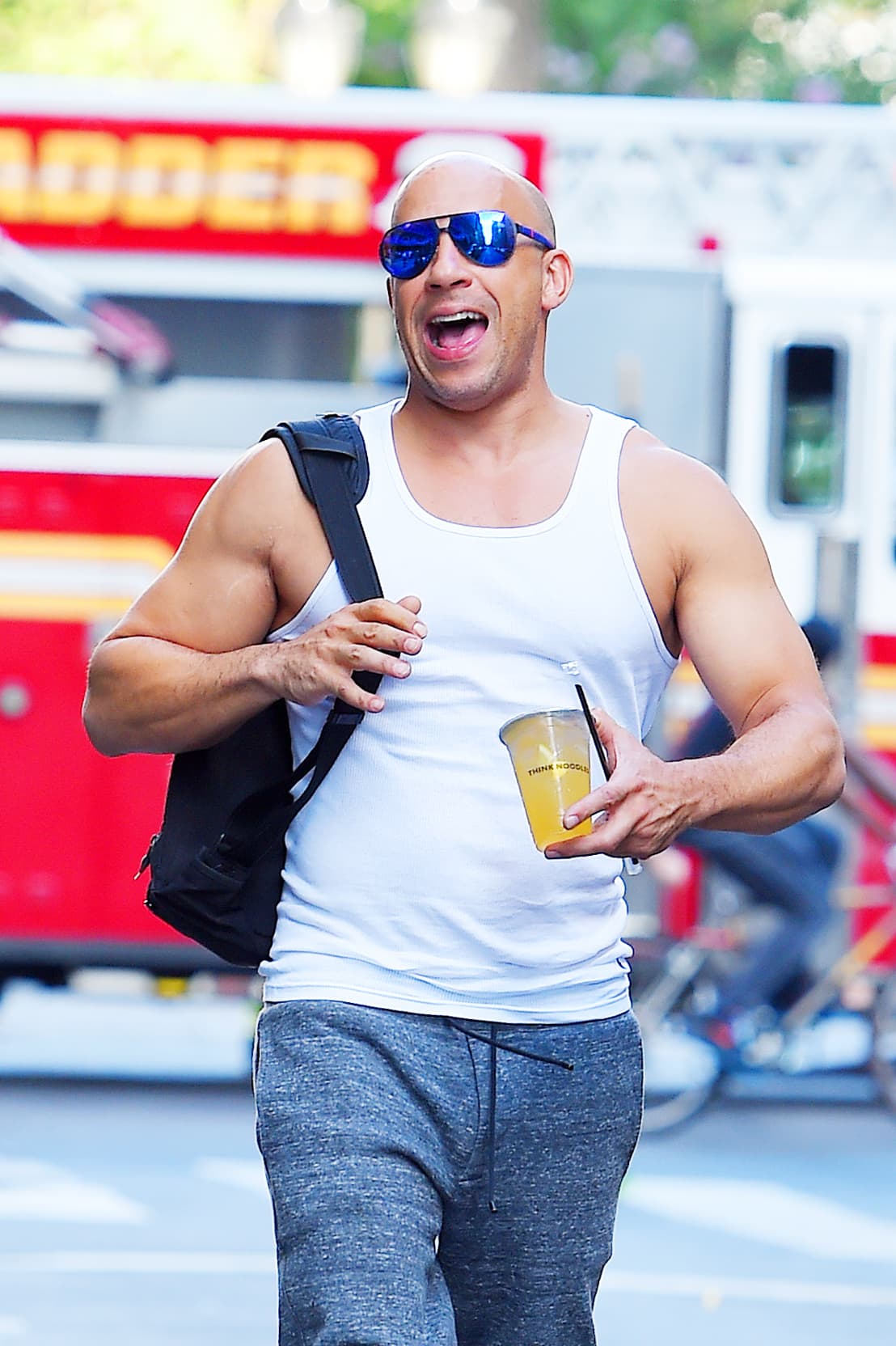 TMZ citó una fuente cercana a Vin Diesel, cuyo nombre no fue relevado, que aseguró que el actor 
<b><a href="https://www.univision.com/entretenimiento/vin-diesel-canta-con-nicky-jam" target="_blank">"se lleva muy bien con todos"</a></b> los vecinos. 
<br>