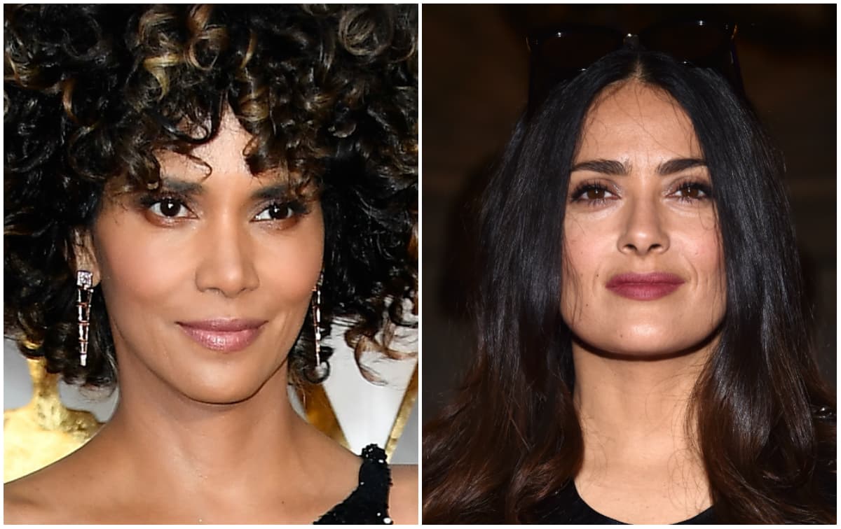 OMG! No imaginábamos que estas dos talentosas actrices,
<b> Halle Berry</b> y 
<b>Salma Hayek</b>, tengan 
<b>50 años</b>.