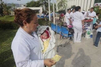 En noviembre pasado, empleados del Hospital de la Mujer realizaron un paro laboral por sobrecarga de trabajo.