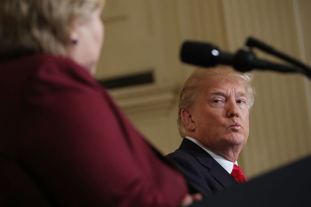 "No hubo colusión": dice Trump 7 veces al evitar responder si será interrogado sobre el 'Rusiagate'