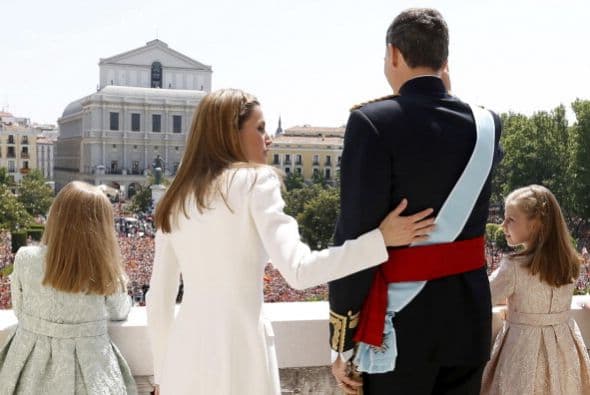 La proclamación de Felipe VI pudo estar llena de protocolos pero también los reyes tiene su lado humano.