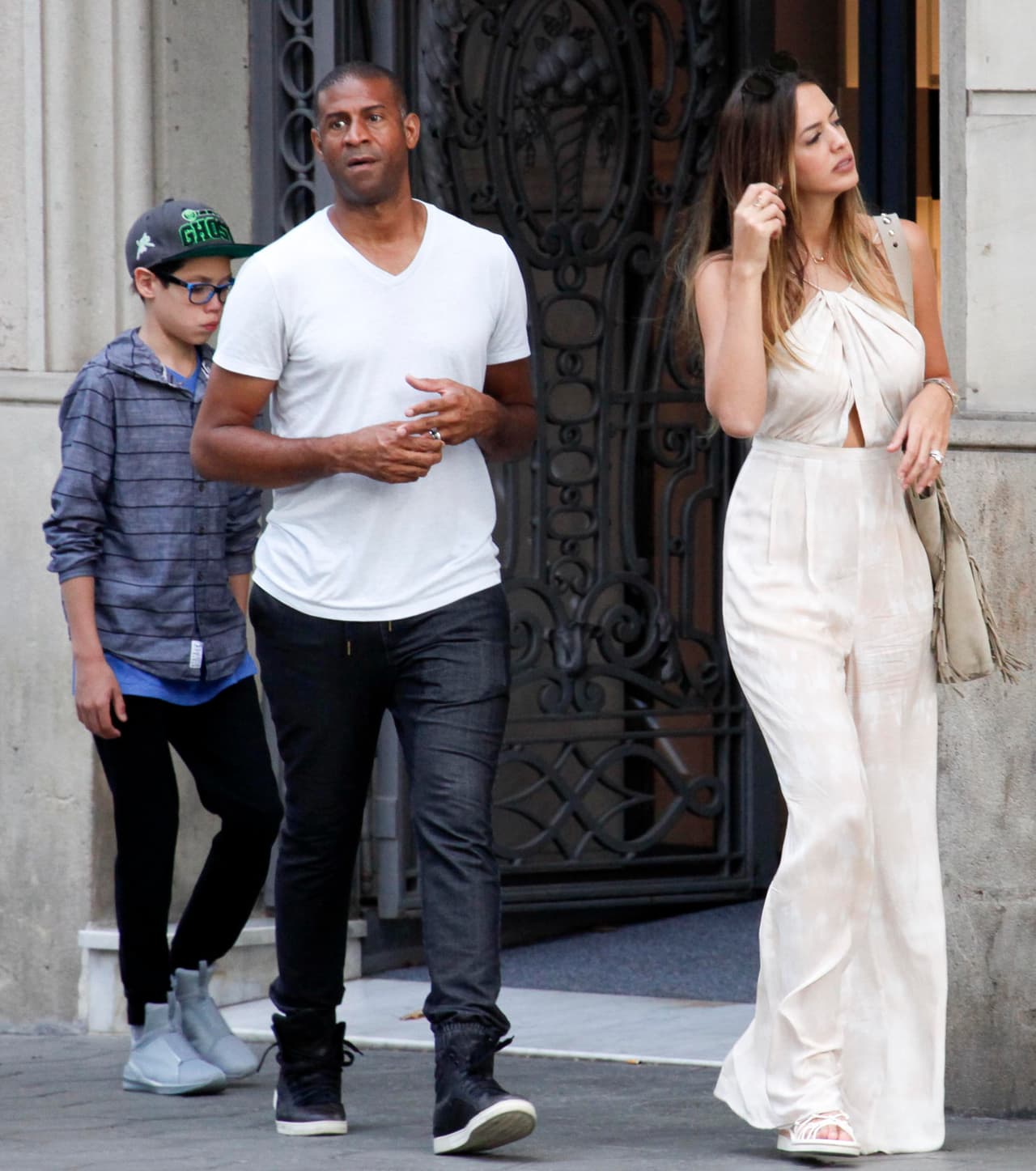 Más imágenes de su paseo español.