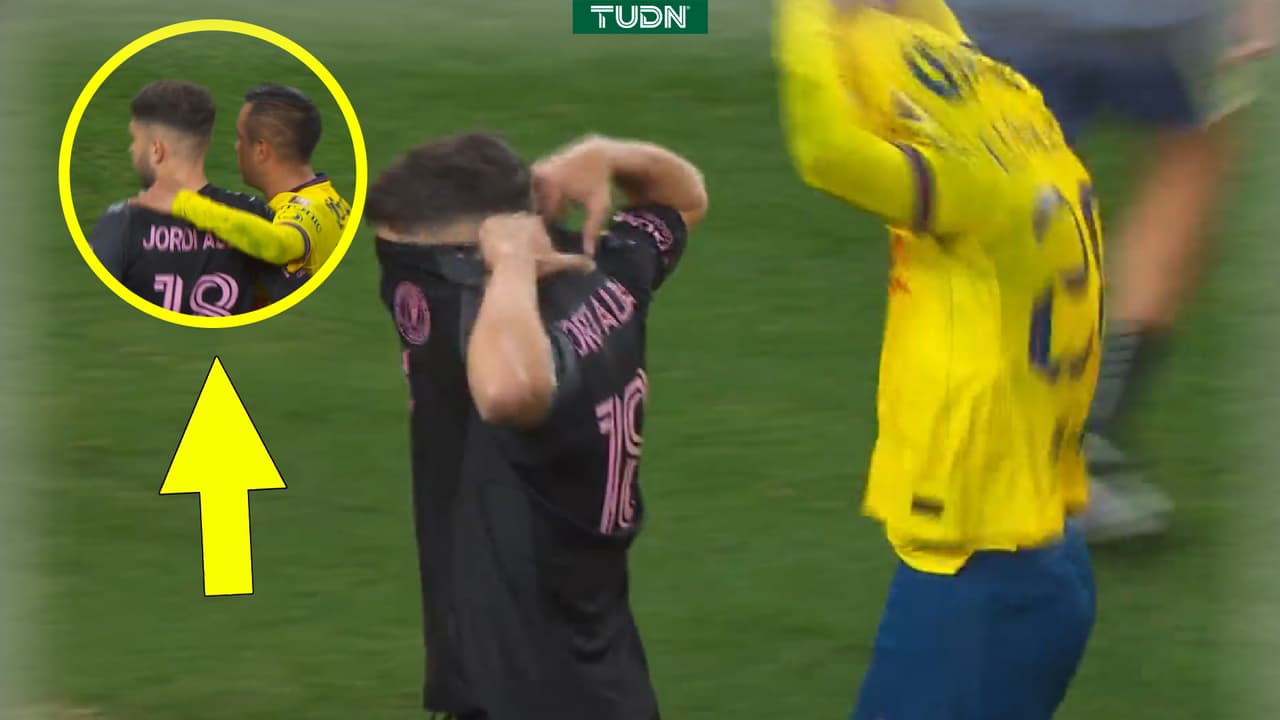 Este es el jugador del América que se quedó con la playera de Jordi Alba