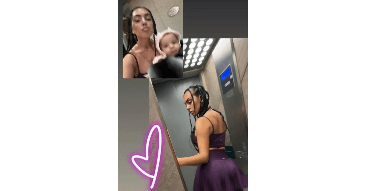 Georgina Rodríguez con Bella Esmeralda