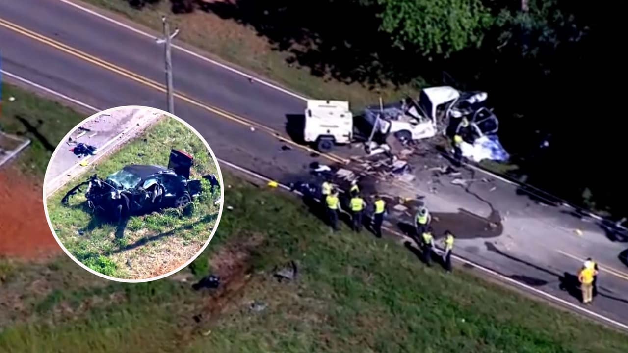 Auto que iba a 112 mph choca contra camioneta en Kenly, dejando 2 muertos y 1 herido