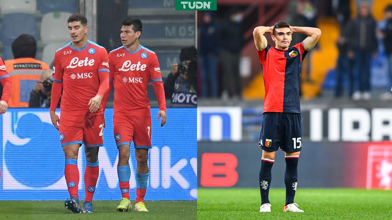 Napoli y el Chucky empatan con Sassuolo; Johan y Genoa goleados