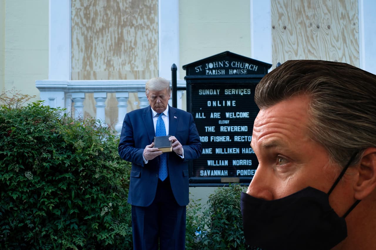 "Vergonzoso teatro político": Newsom rompe su silencio y critica Trump