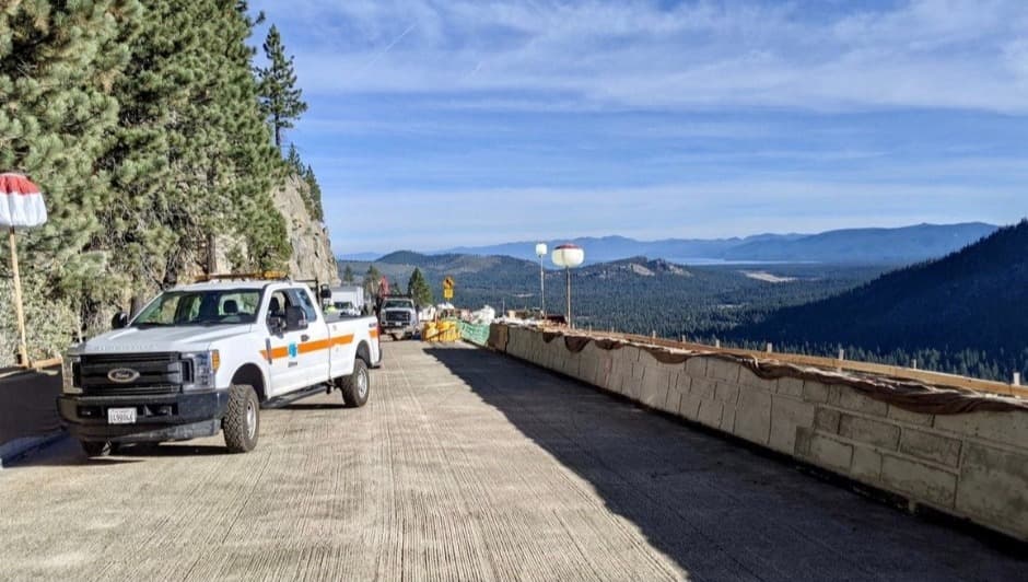 Abren la autopista 50 hacia Lake Tahoe después de remodelar un puente