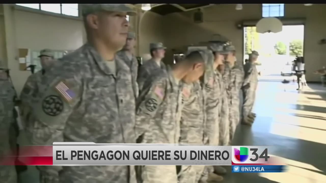 El Pentágono le exige a casi 10,000 soldados en California restituir bonos indebidos 