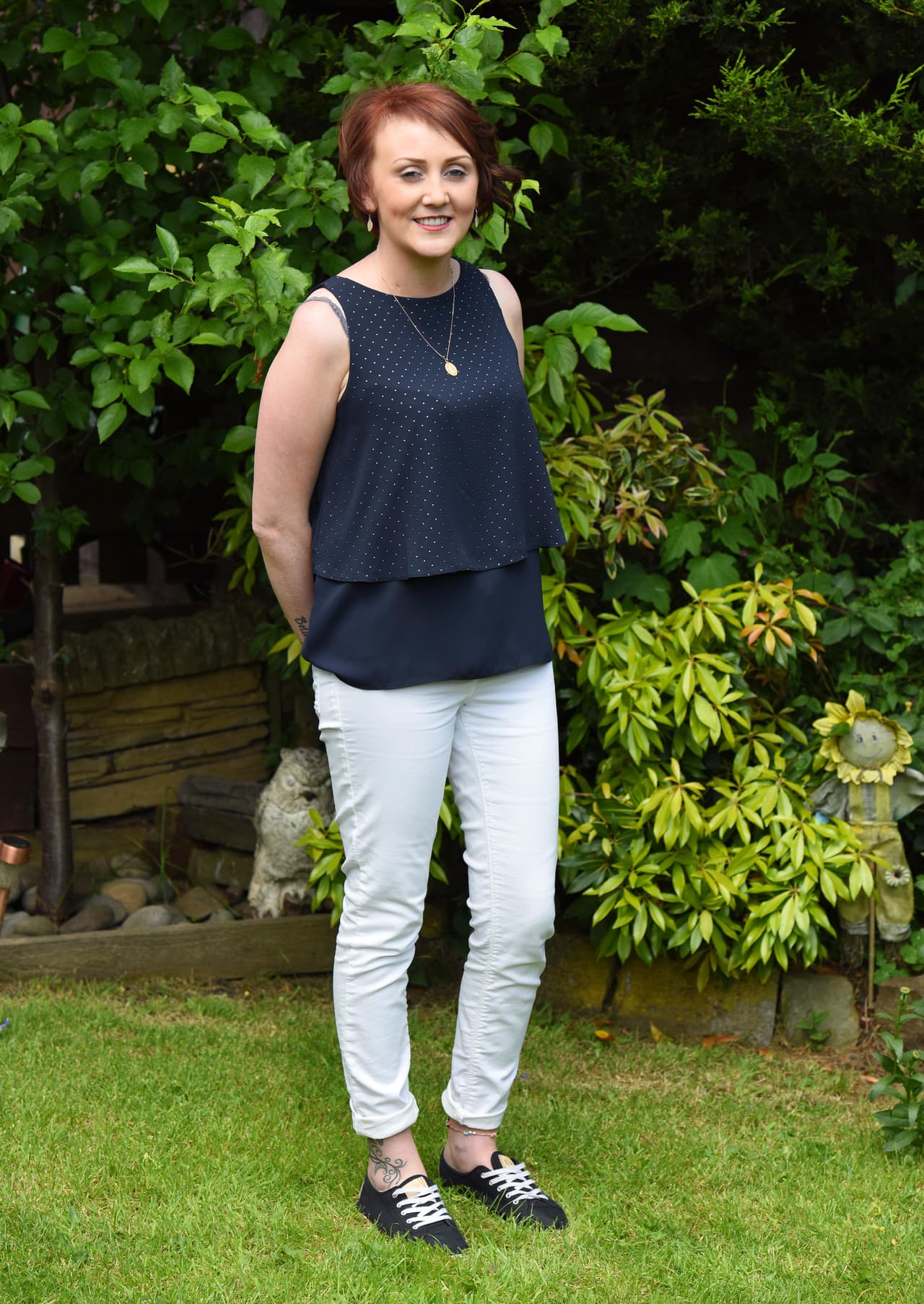 La joven de 25 años estaba disfrutando de una noche muy agradable con amigos a quienes hace mucho que no veía.