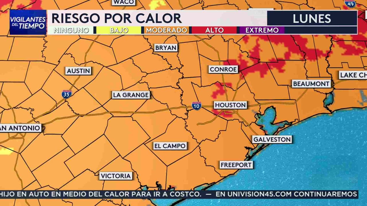 Pronóstico del tiempo hoy en Houston: Riesgo por calor; el termómetro alcanzará 92 °F