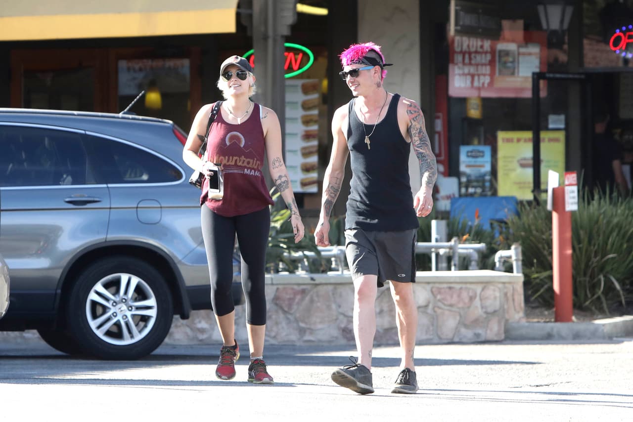 Paris y Michael en su 'lunch date'.