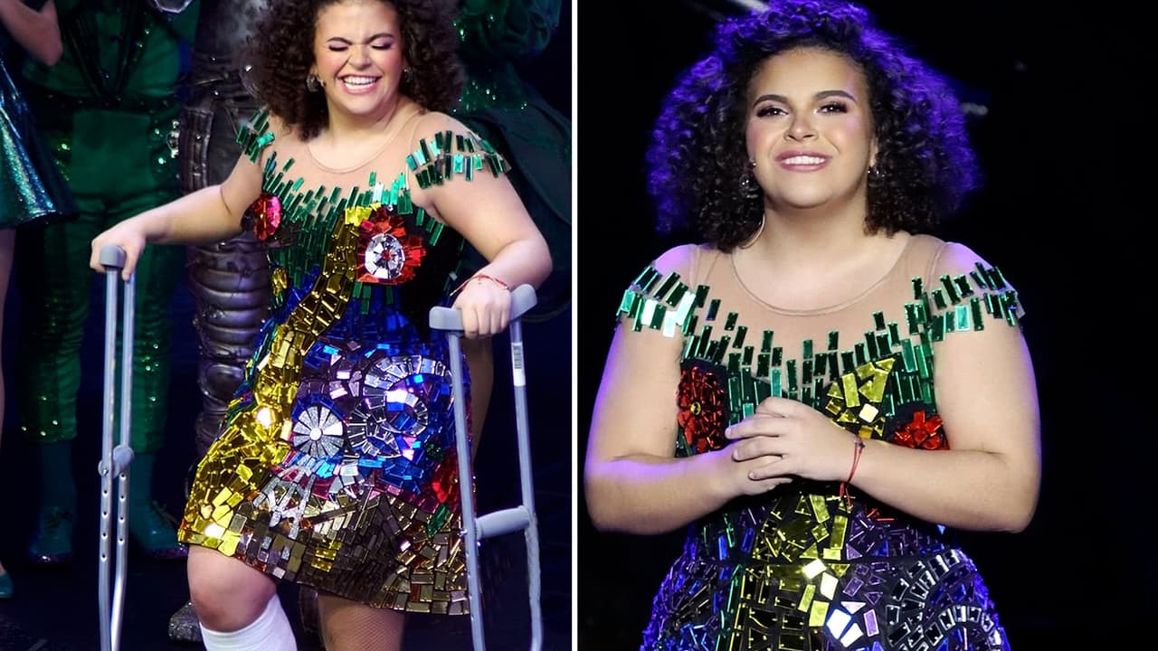 Lucerito Mijares salió a actuar con el pie fracturado y sin yeso, ¿por qué se arriesgó así?