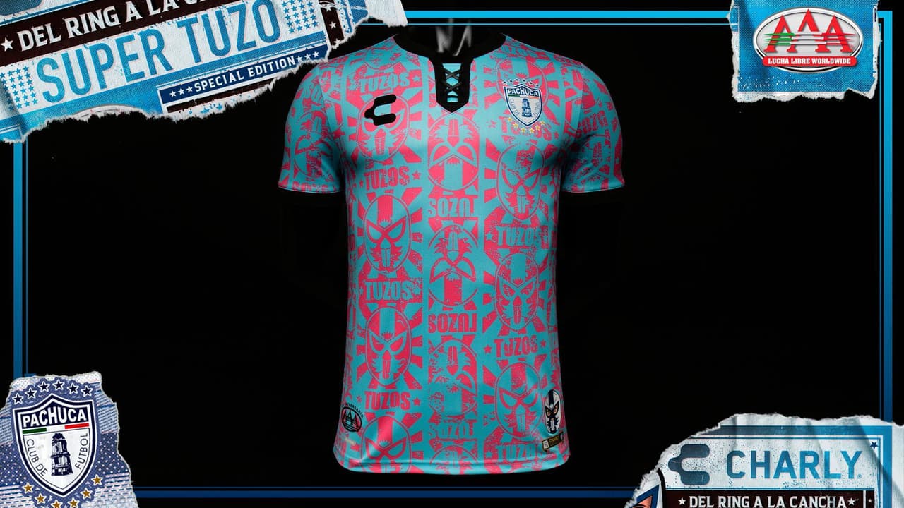 Pachuca también rindió homenaje a la lucha libre en una bella playera alternativa que usará en el Grita México C22.