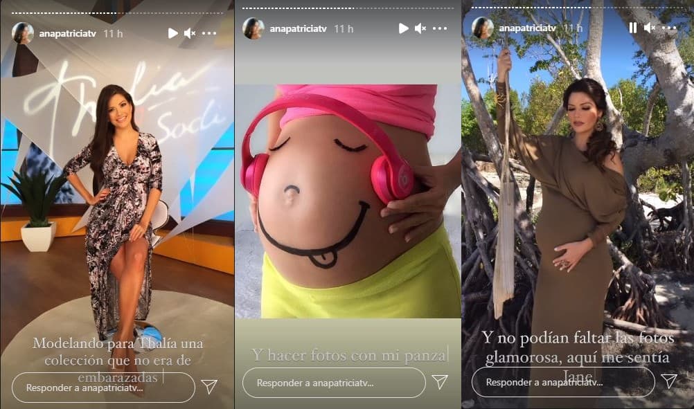 La conductora de Enamorándonos recordó cuánto le gustaba su cuerpo de embarazo y de qué manera modeló diferentes atuendos.