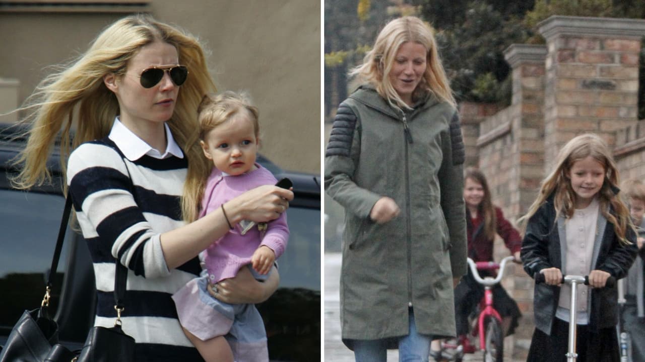 Gwyneth Paltrow y su hija Apple