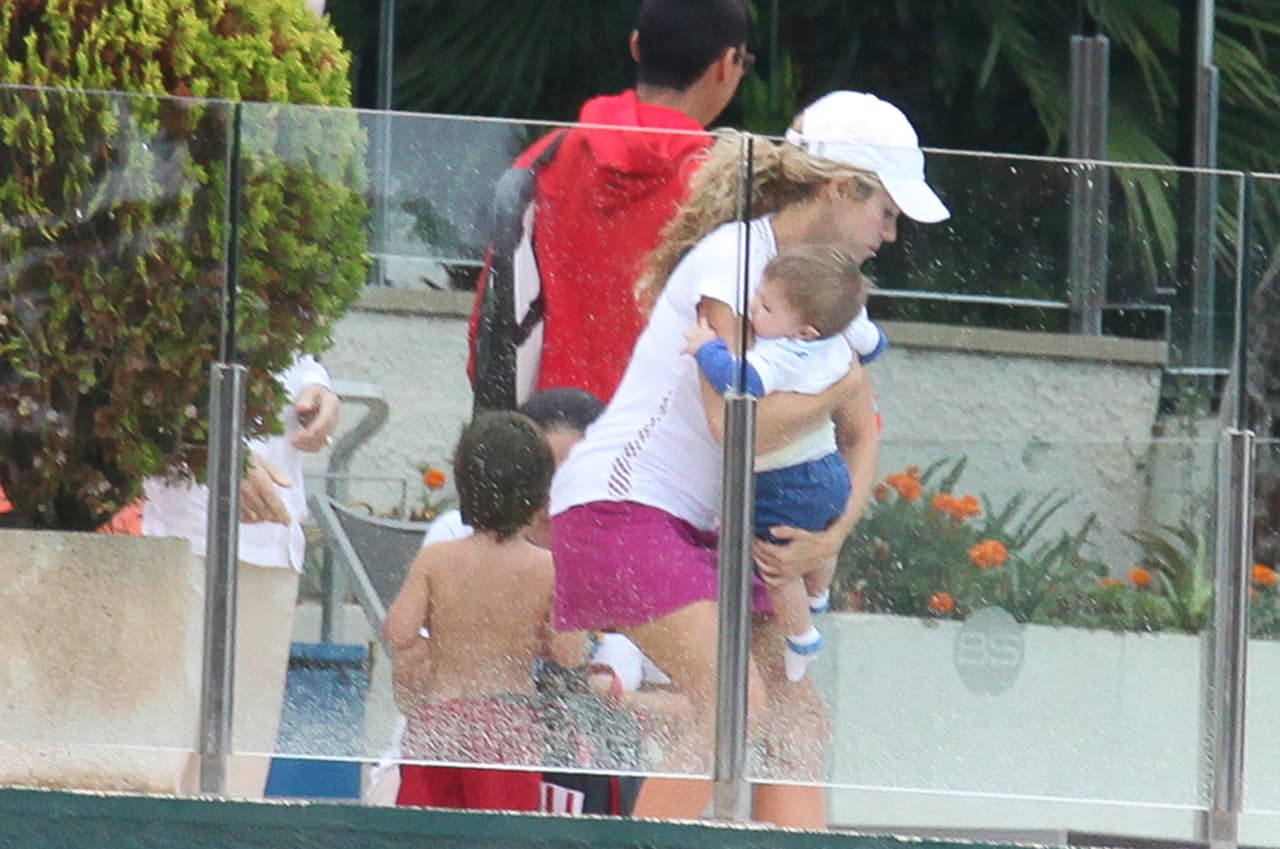 Gerard Piqué no se encontraba con la familia.