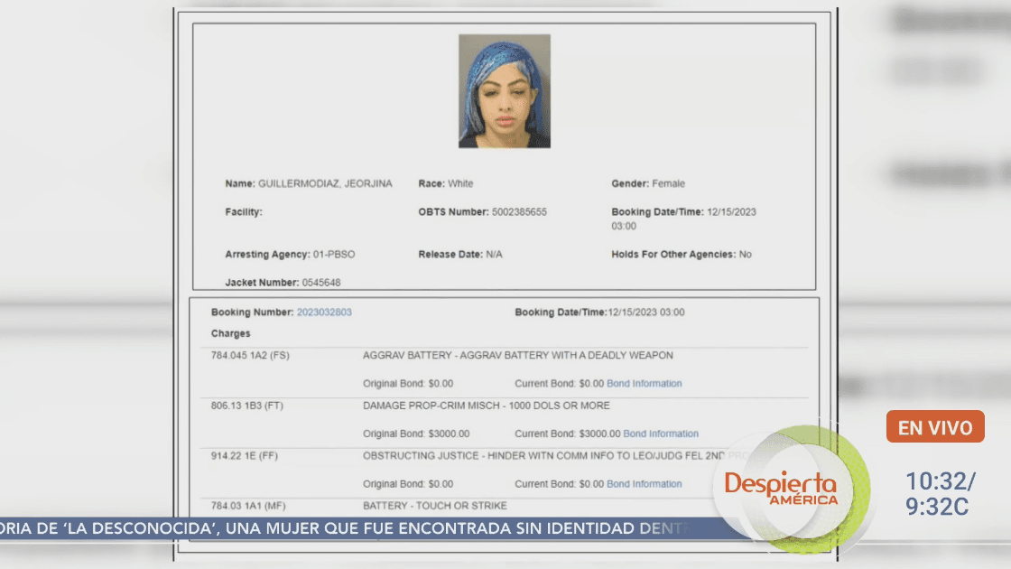 Yailin fue arrestada en Florida.