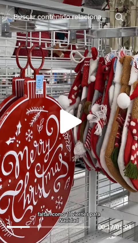 Danna Paola cuenta los días para que llegue la Navidad.