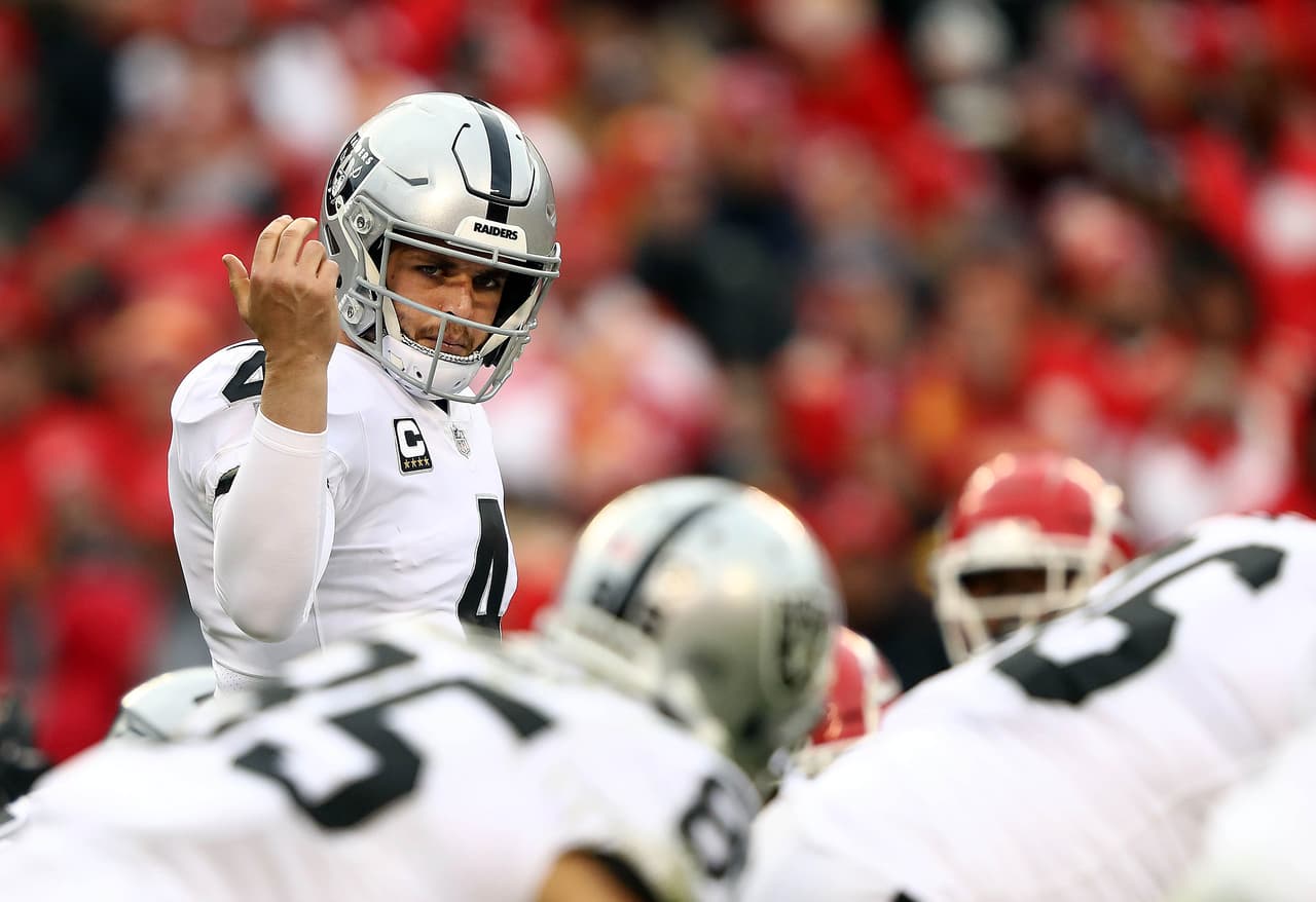 QB, Derek Carr.