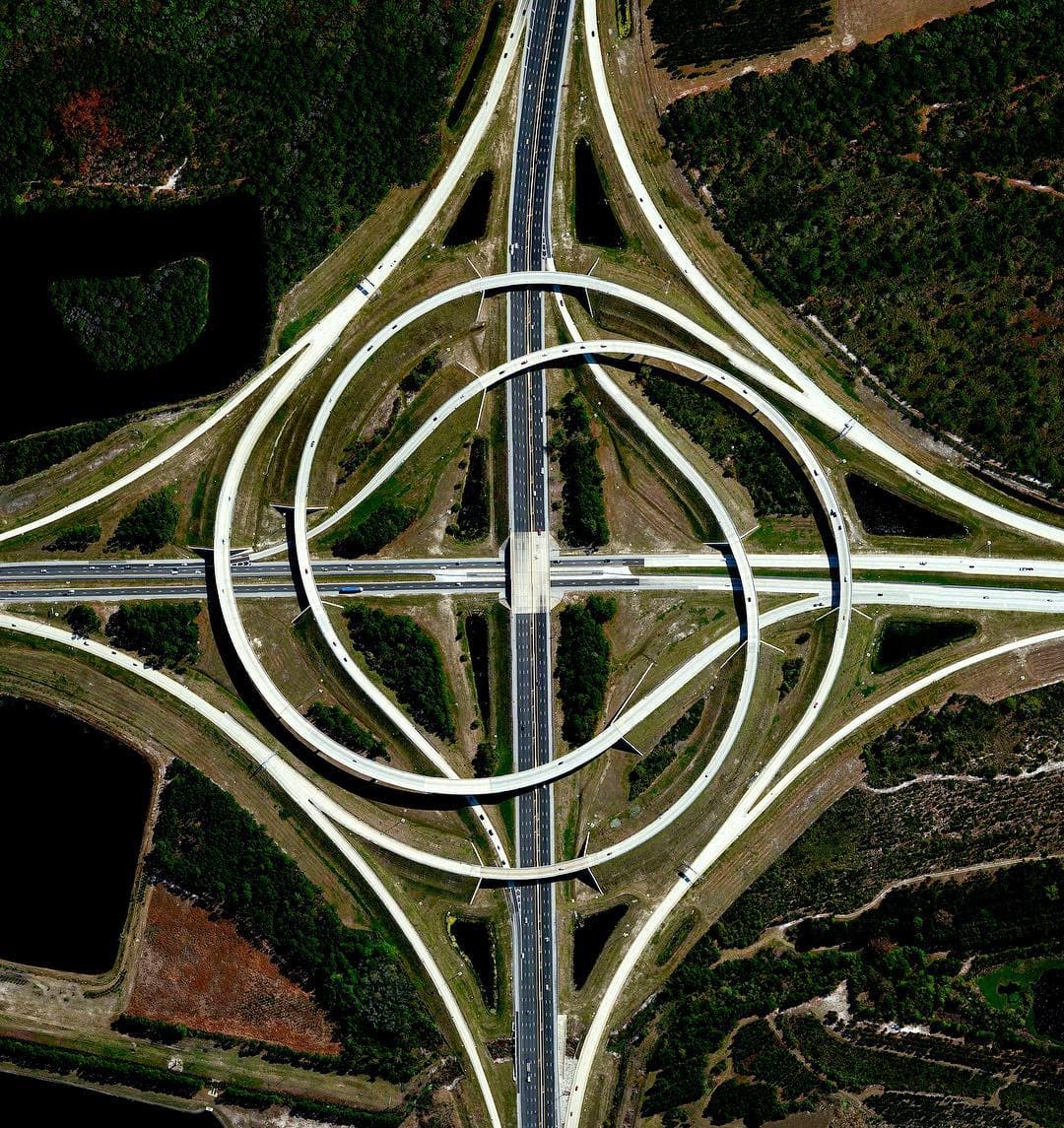 Intersección que conecta la SR 9A y la SR 202 en Jacksonville, Florida.