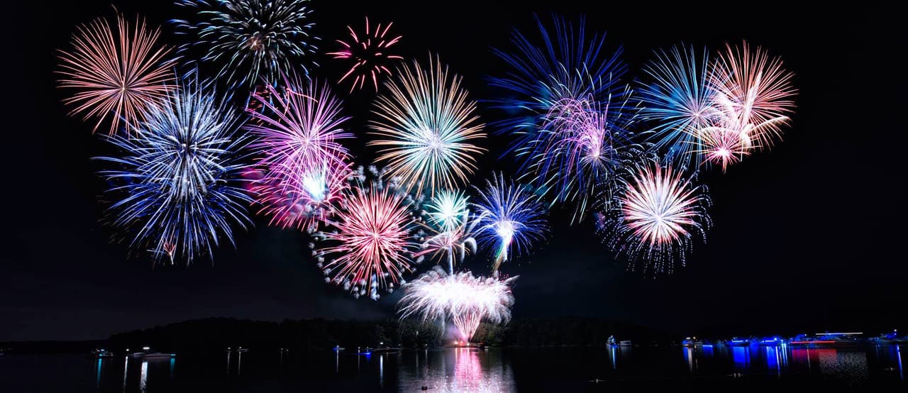 Shows de fuegos artificiales en Georgia para celebrar el 4 de Julio