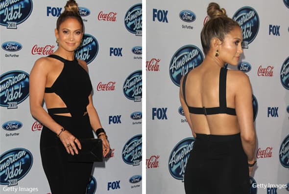 En varias de las alfombras de los reality shows en los que aparece, se ha dejado ver increíblemente sensual.