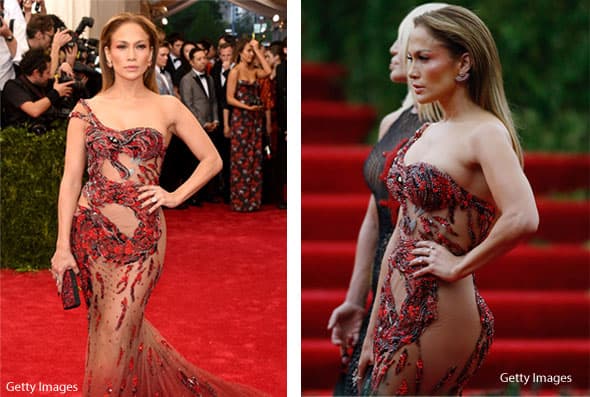Algunos aman su estilo, pero otros lo detestan, como la diseñadora Carolina Herrera, quien indicó que las transparencias que Jenni usó en la MET Gala eran de mal gusto.