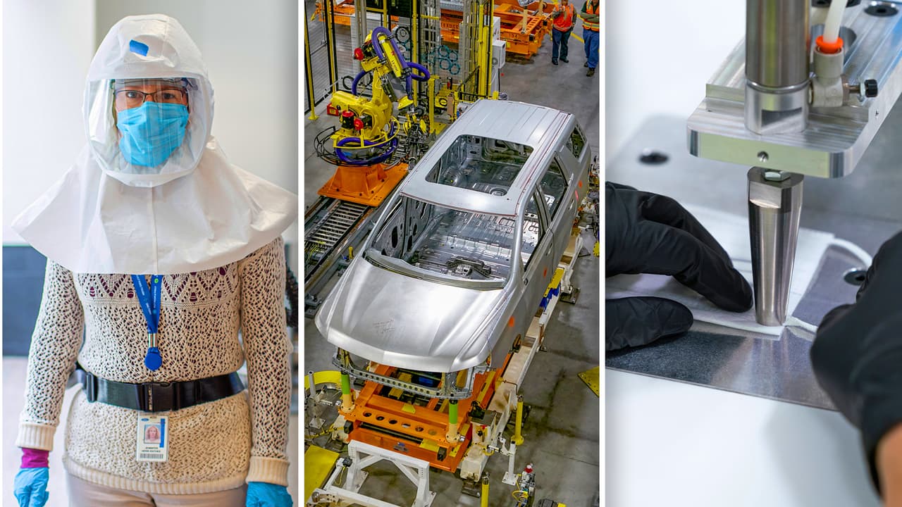 Un vistazo íntimo a las fábricas de carros mientras producen equipos médicos para combatir el covid-19