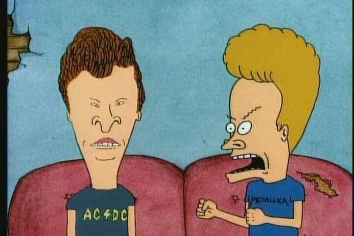 <b>'Beavis y Butt-Head'</b>
<br>Otro clásico que se quedó en el corazón de muchos fue 'Beavis and Butt-Head', donde los personajes principales resultaban ser dos jóvenes amantes del heavy-metal que siempre se metían en problemas por su torpeza.