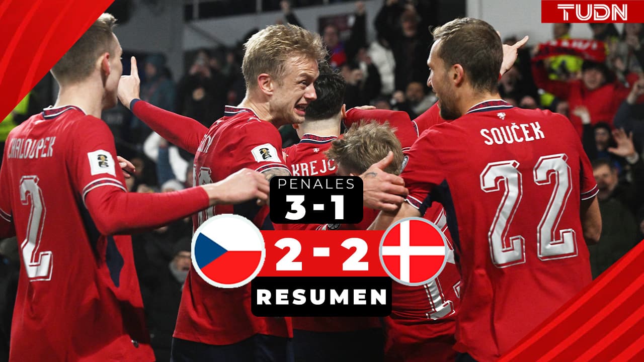 Resumen | Chequia vs. Dinamarca: México ya conoce a su último rival