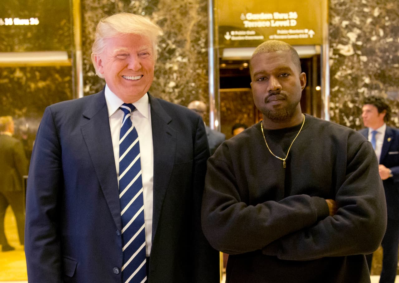 Después de reunirse con Trump, Kanye West tuitea sobre su candidatura para 2024