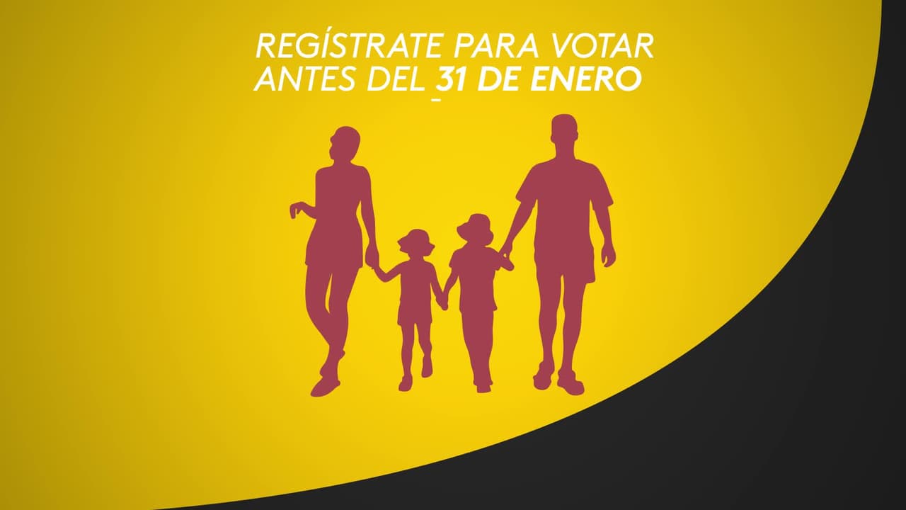 Regístrate para votar en estas elecciones 