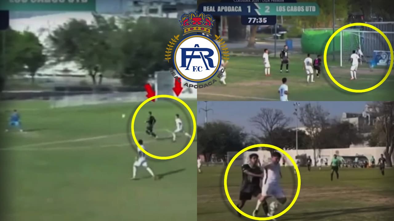 Las jugadas infantiles en Real Apodaca que sembraron la duda