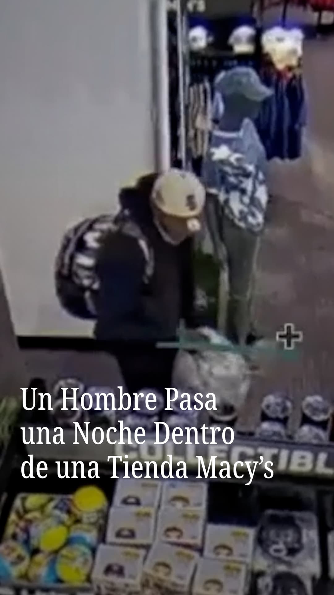 Un hombre pasa una noche dentro de una tienda