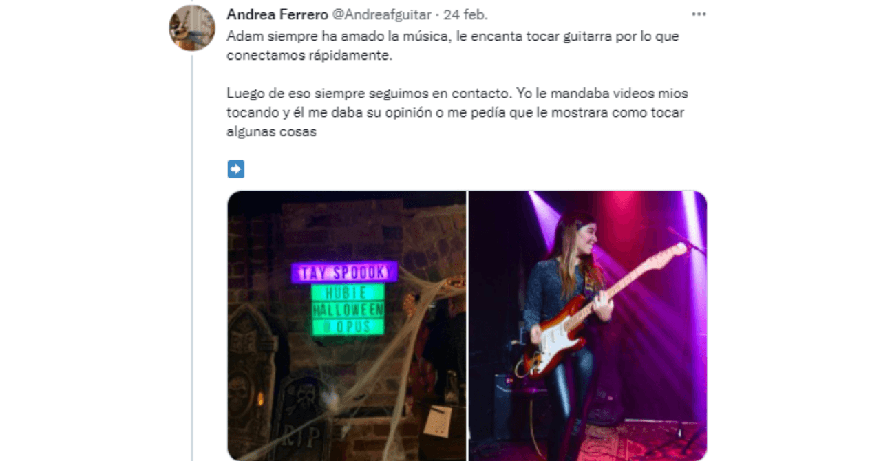 Andrea Ferrero se hizo viral por su historia.