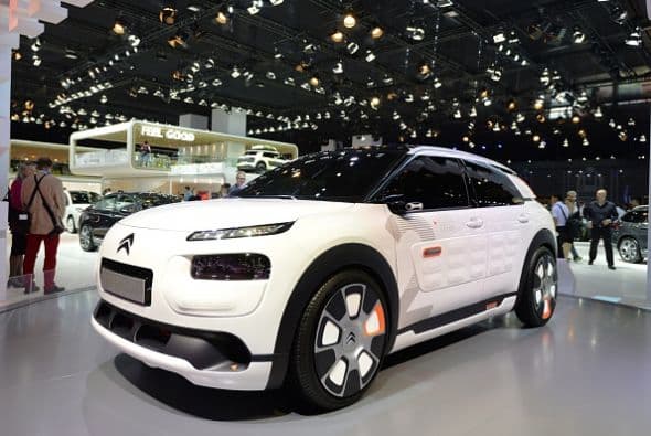 El Citroën C4 Cactus Airflow concept es una de las piezas principales de la marca francesa en su autohsow.