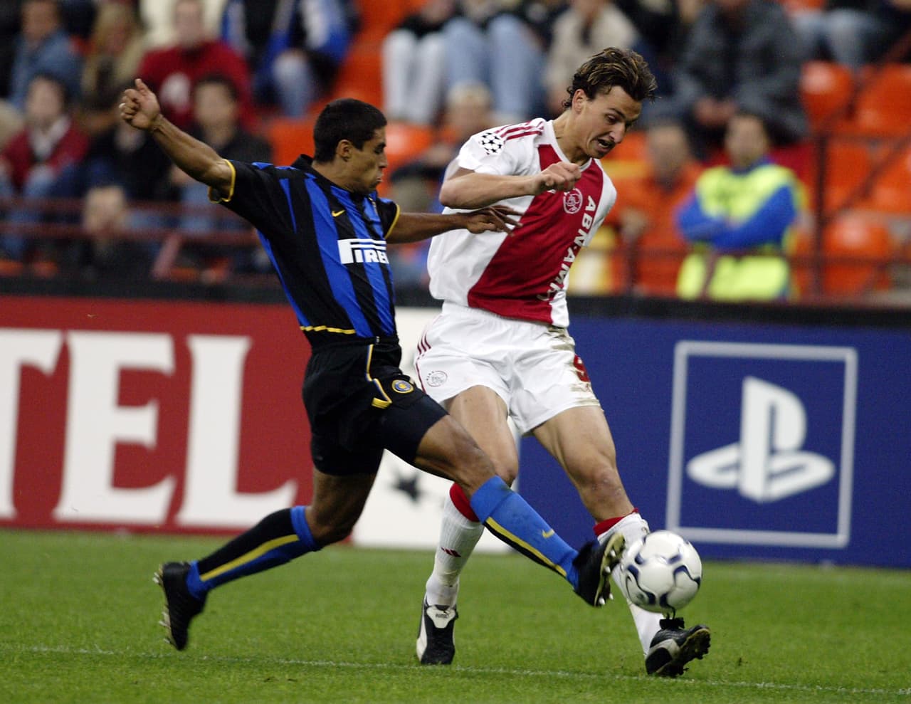 El sueco Zlatan Ibrahimovic estuvo en Ajax de 2001 a 2004 y fue en el club holandés donde explotó su talento a nivel europeo.