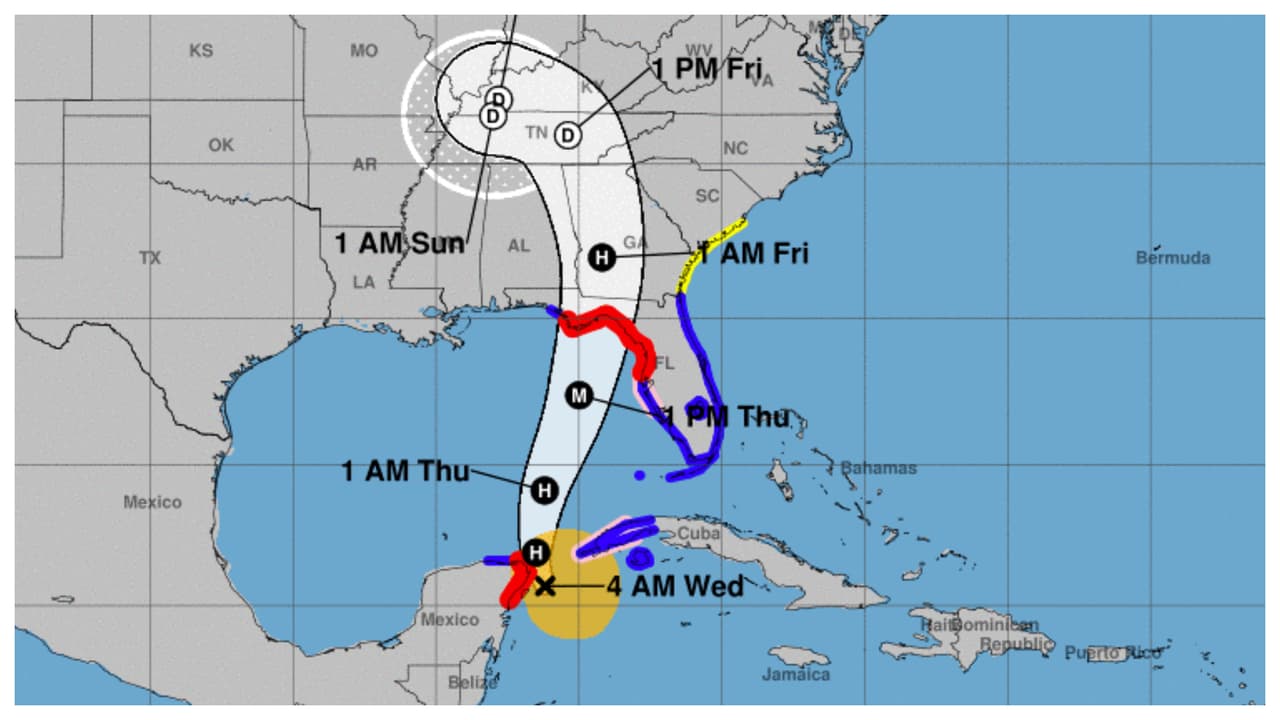 Tormenta Helene: Miami-Dade, Broward y Palm Beach bajo aviso por tormenta tropical