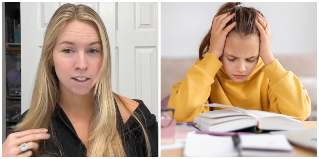 Mujer causa polémica al revelar que hace las tareas escolares de sus hijas para que "no se estresen"