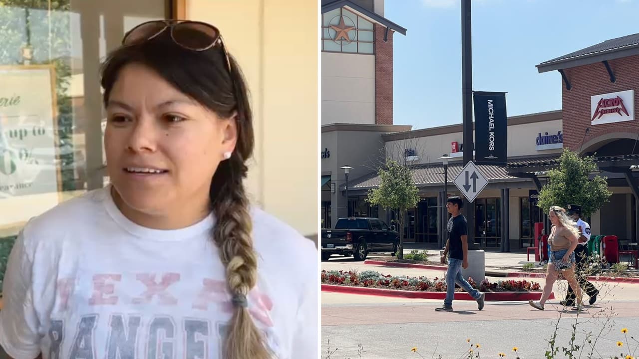 “Es imposible no salir”: compradores vuelven a los Allen Outlets tras masacre