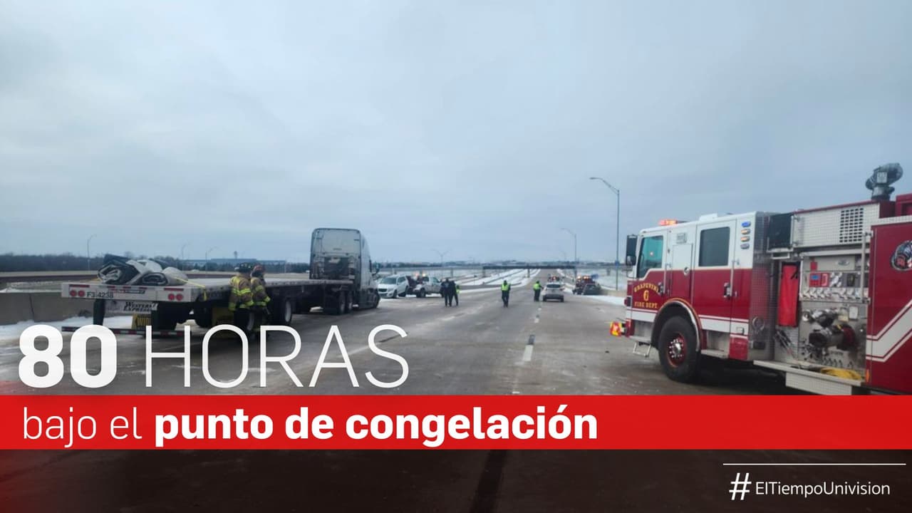 Caos en Texas: Accidente involucra a diez vehículos, incluyendo un camión de bomberos