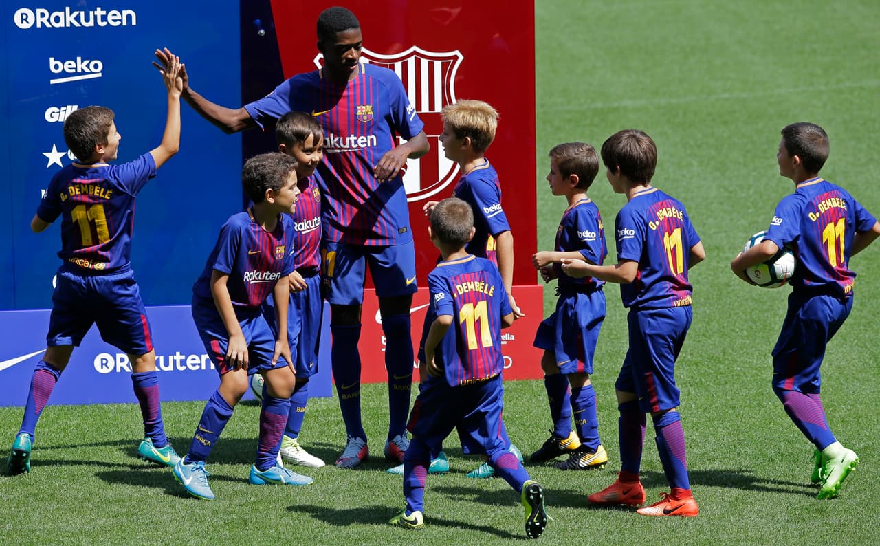 A pesar de su juventud, Dembelé tiene 22 goles en 79 partidos durante sus tres temporadas como profesional en las ligas de Francia y Alemania.