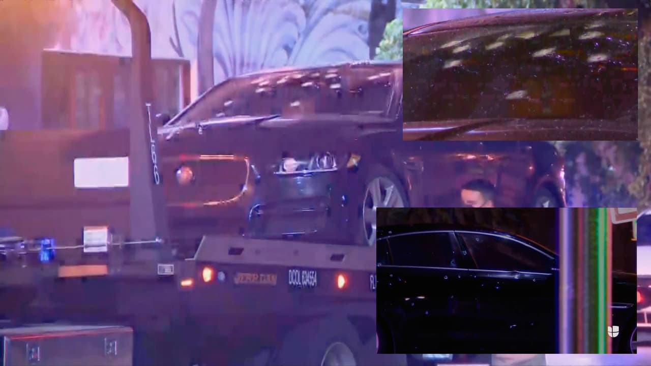 Joven de 20 años resulta herido tras tiroteo: su carro de lujo recibe más de 40 disparos